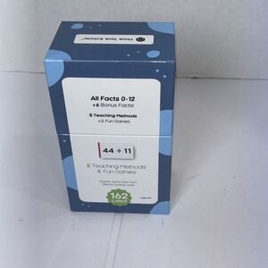 Think Tank Scholar 162 Division Flash Cards 0-12| 5-Teaching Methods & 5-Games